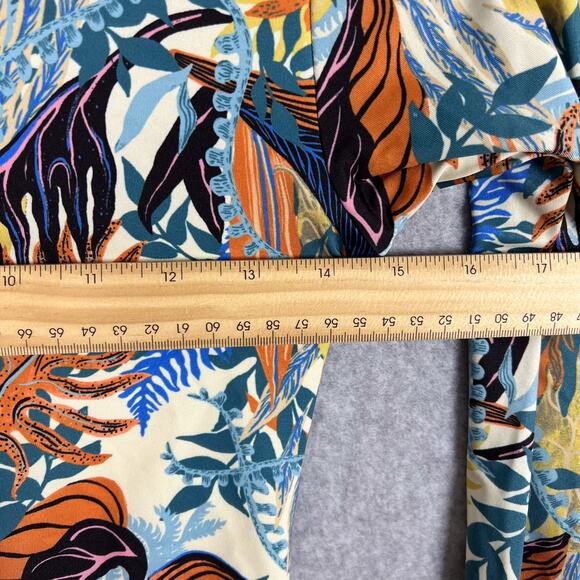 Patagonia Jurassic Fern Long Sleeved Swell Seeker One Piece Swimsuit Size Medium - Picture 10 of 11